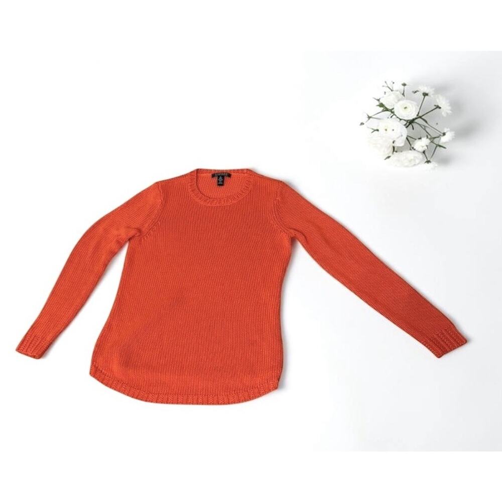 LAUREN RALPH LAUREN Sweater Knit Orange Women’s Size Medium 3620-10